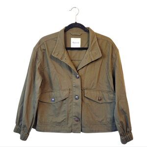 Madewell Women's Olive Green Cargo Jacket Size S